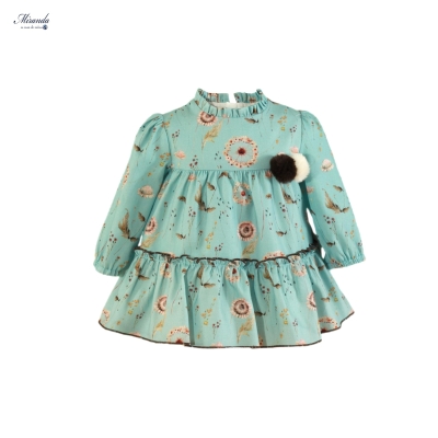 Рокля с флорални мотиви