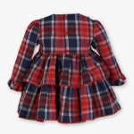 Рокля каре с панделка