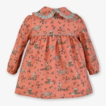 Рокля цвят сьомга