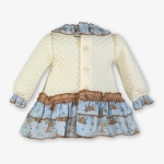 Рокля с къдрички