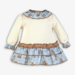 Рокля с къдрички